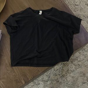 lululemon athletica Black Crop Top